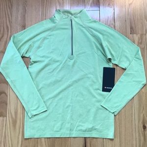 Lululemon Metal Vent Tech 1/2 Zip *Neo Mint Dew Green